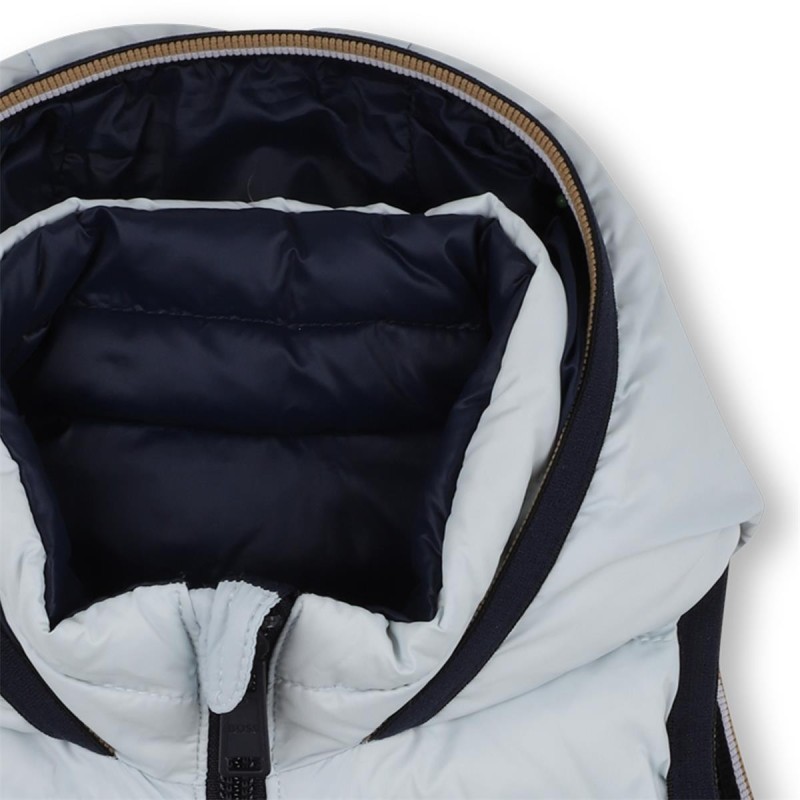 Doudoune à capuche reversible