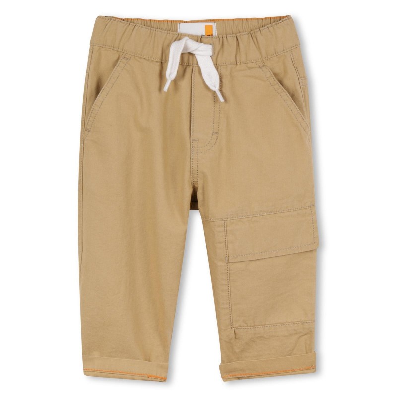 Pantalon en gabardine beige