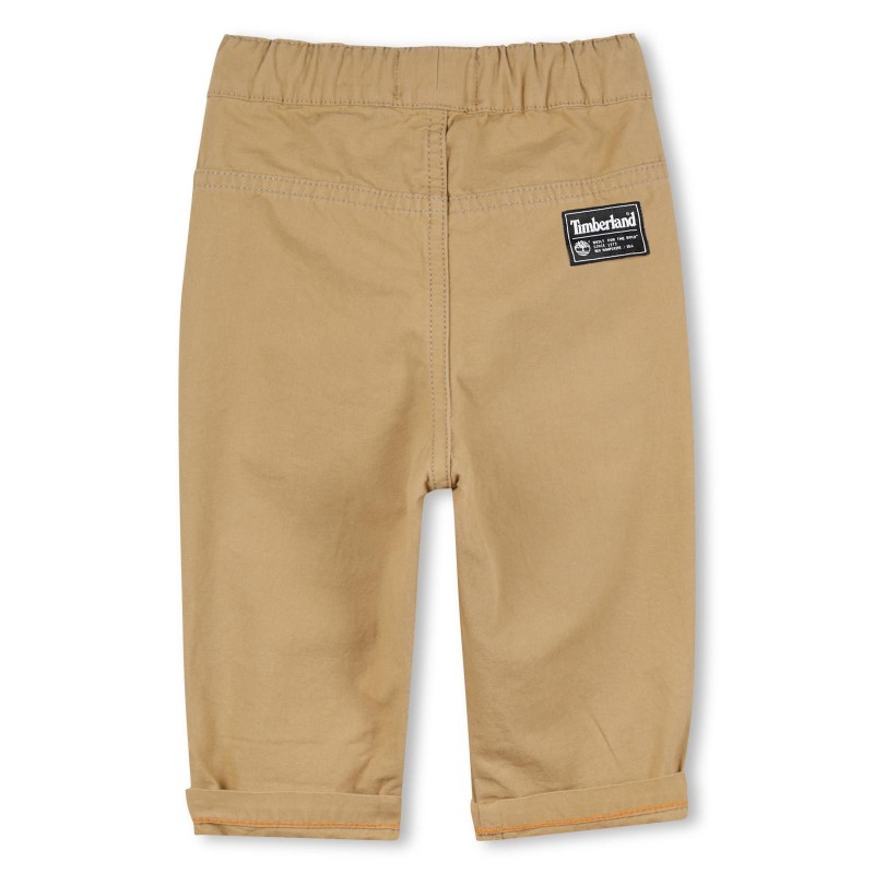 Pantalon en gabardine beige