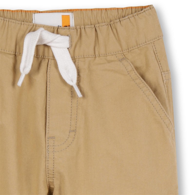 Pantalon en gabardine beige